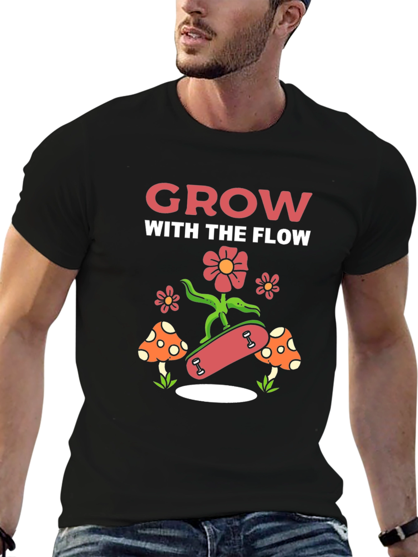 Grow with the Flow Graphic Tee