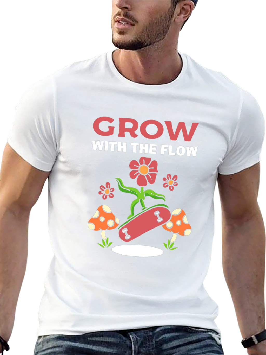 Grow with the Flow Graphic Tee