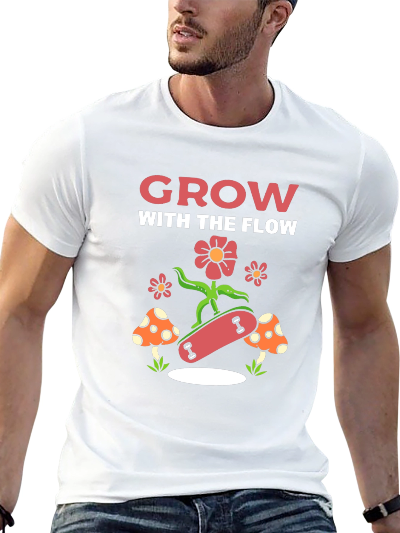 Grow with the Flow Graphic Tee