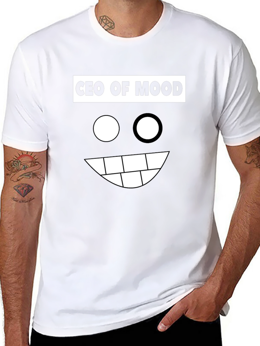 CEO of Mood Black Graphic Tee