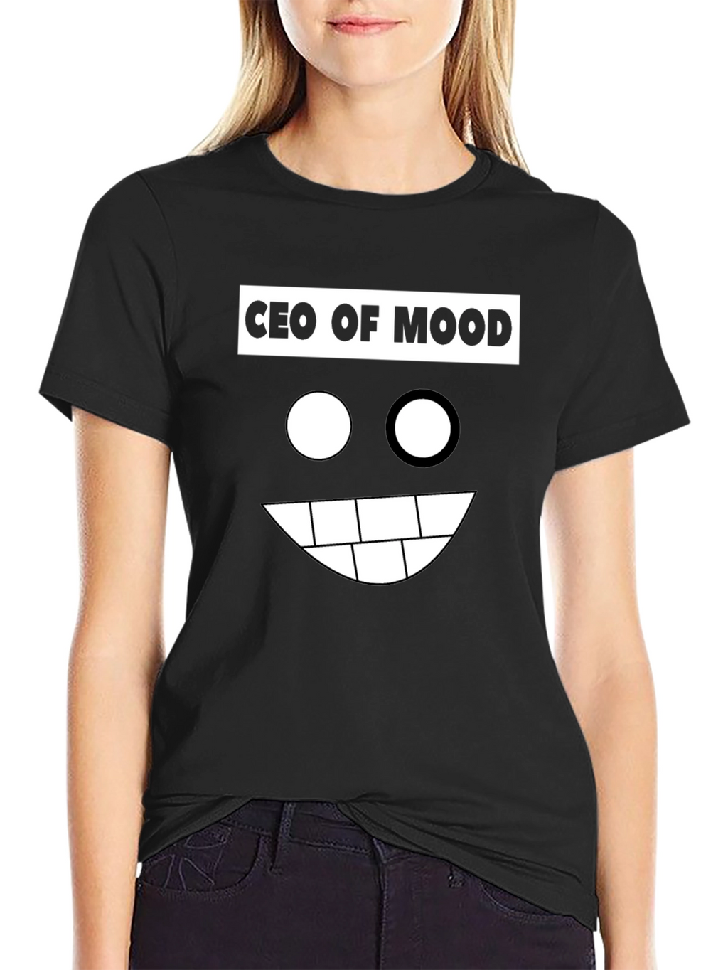 CEO of Mood Black Graphic Tee