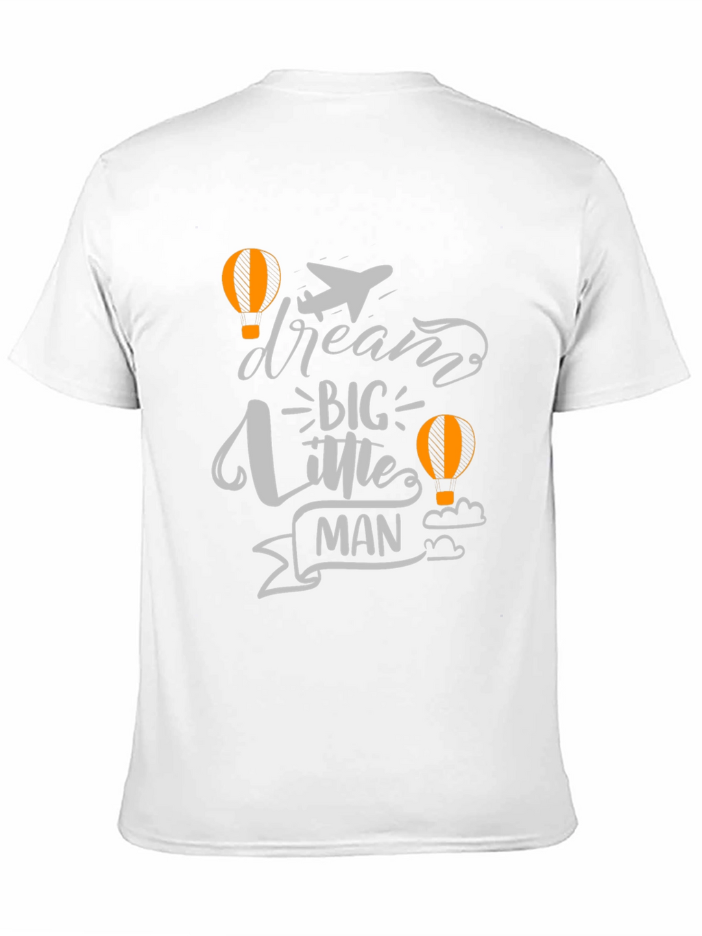 Dream Big Little Man Black Graphic Tee