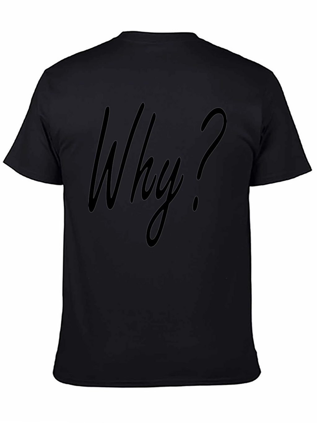 Why? Graphic T-Shirt - Mens Crew Neck Tee