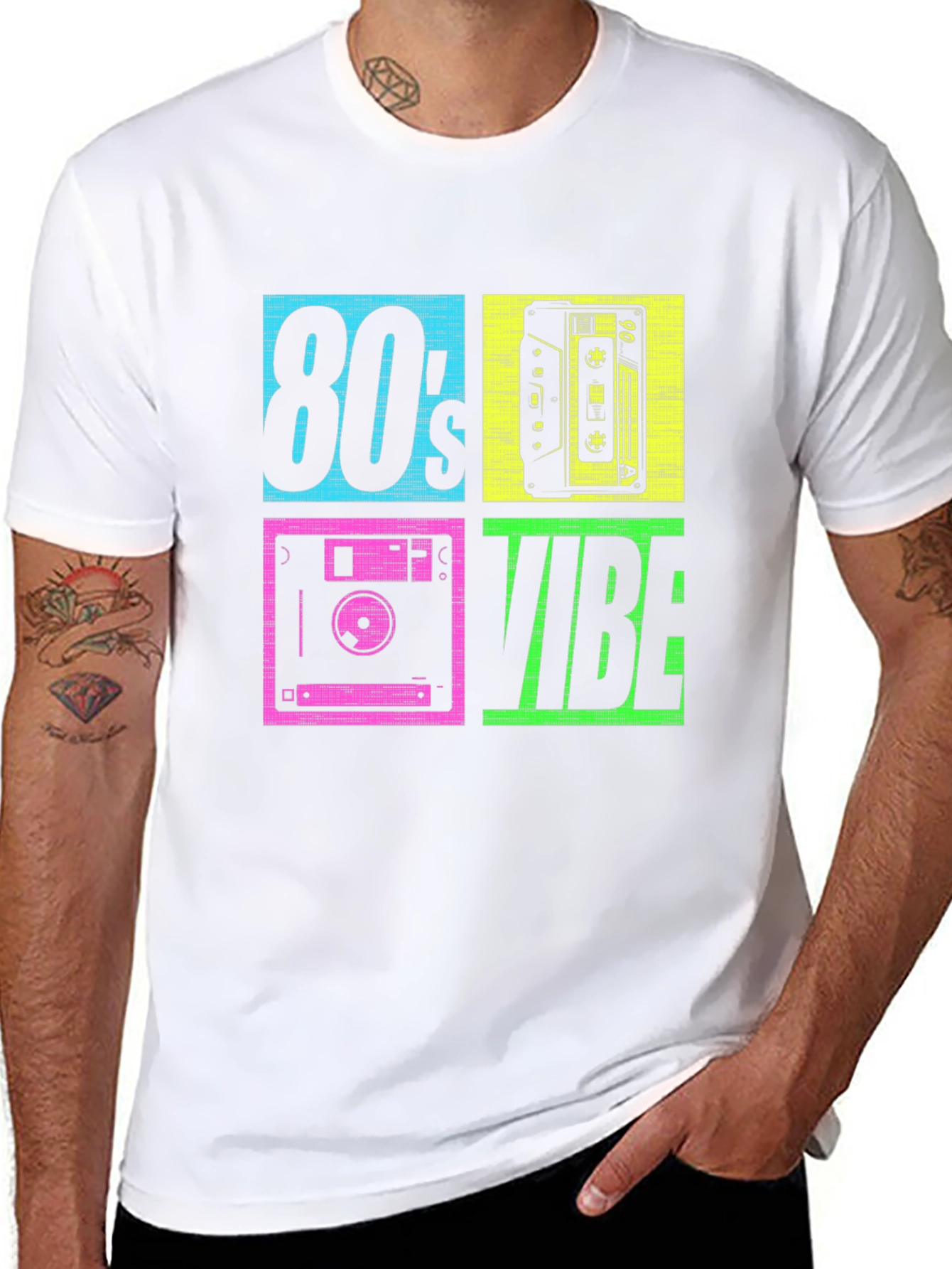 80s Vibe Retro Graphic Tee