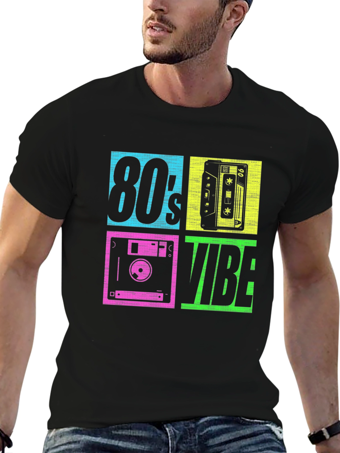 80s Vibe Retro Graphic Tee