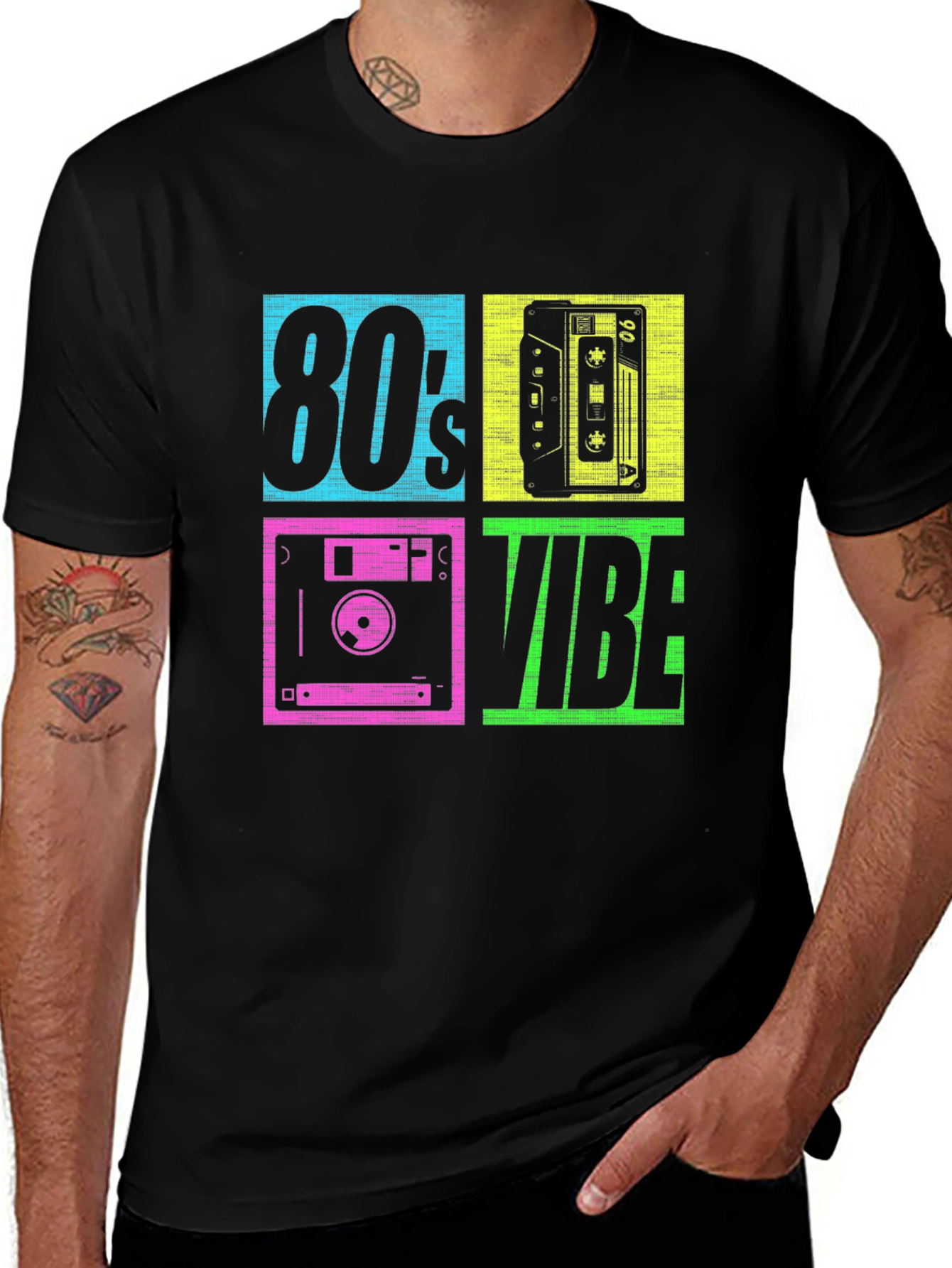 80s Vibe Retro Graphic Tee