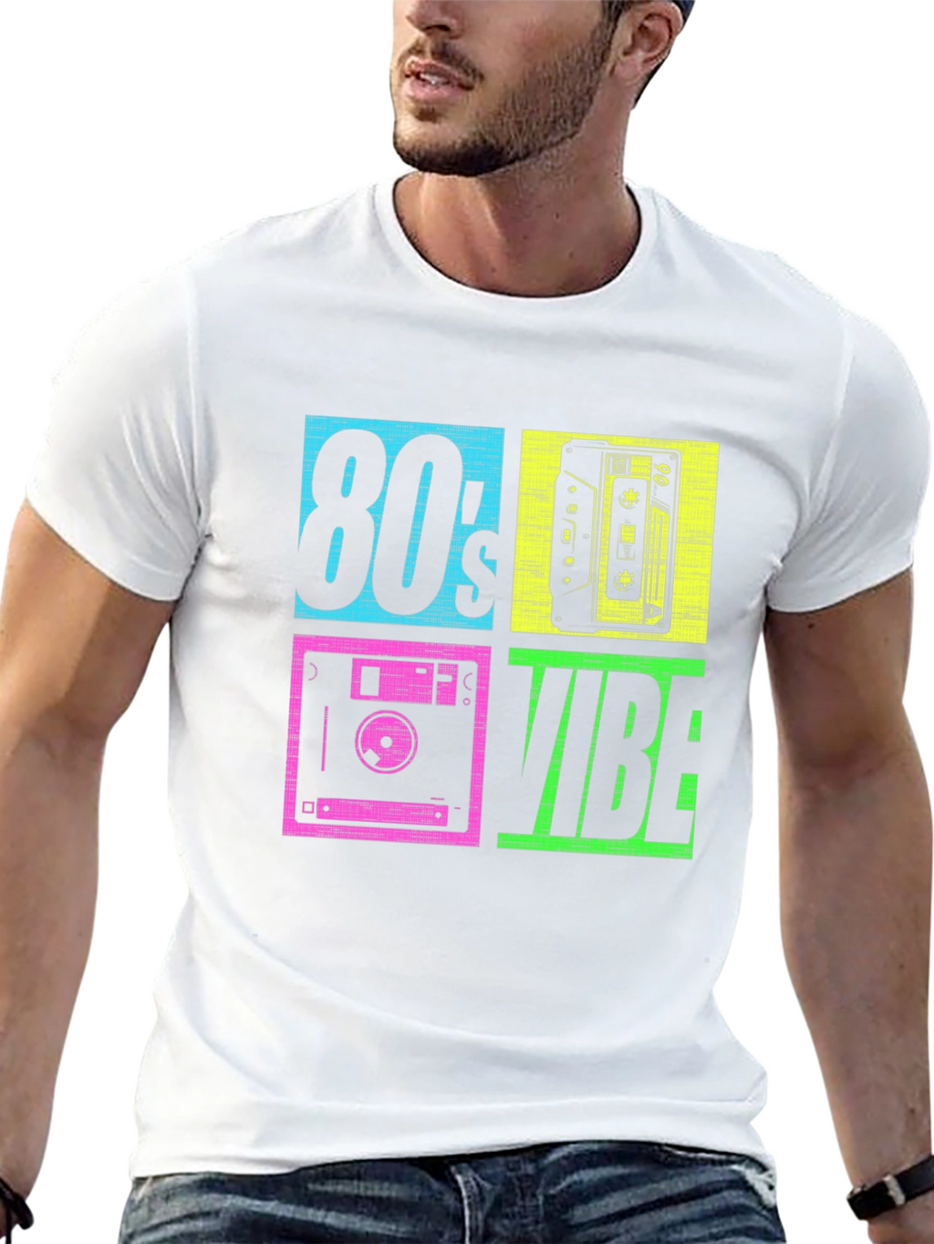 80s Vibe Retro Graphic Tee