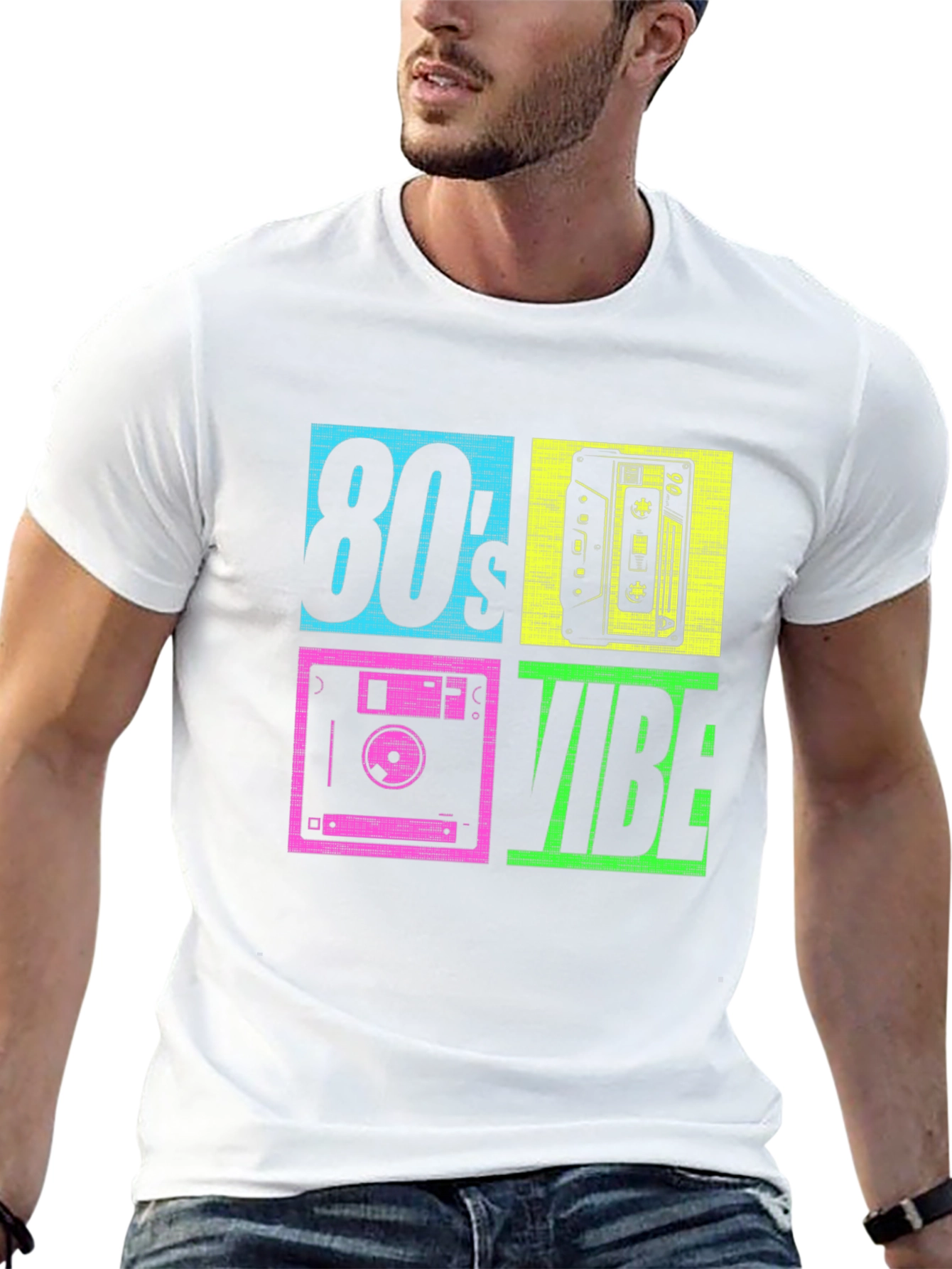 80s Vibe Retro Graphic Tee