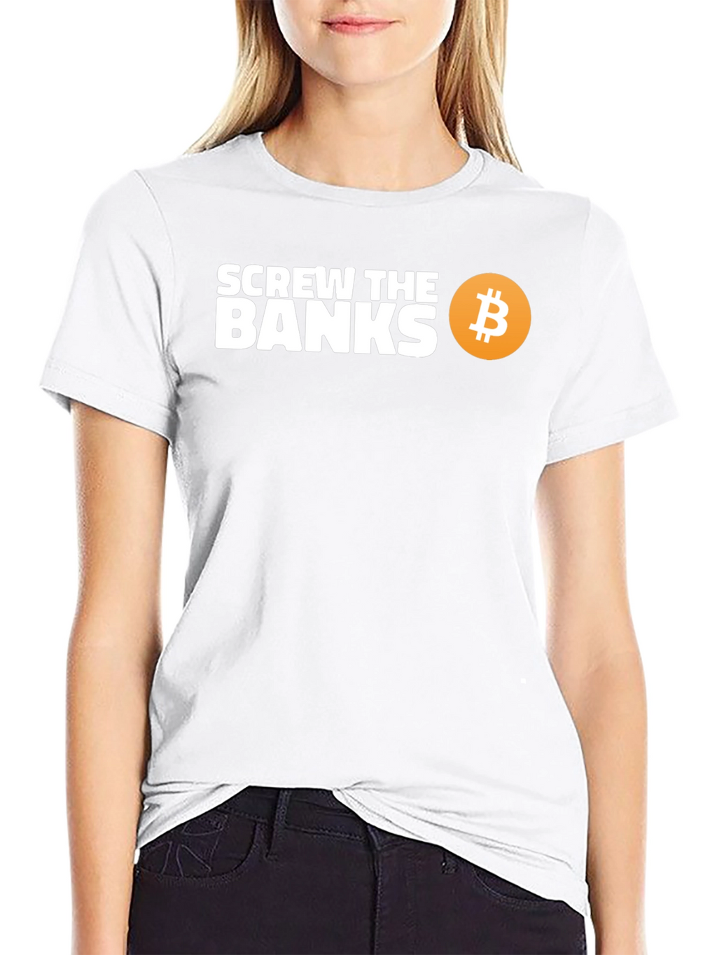 Screw The Banks Bitcoin T-Shirt
