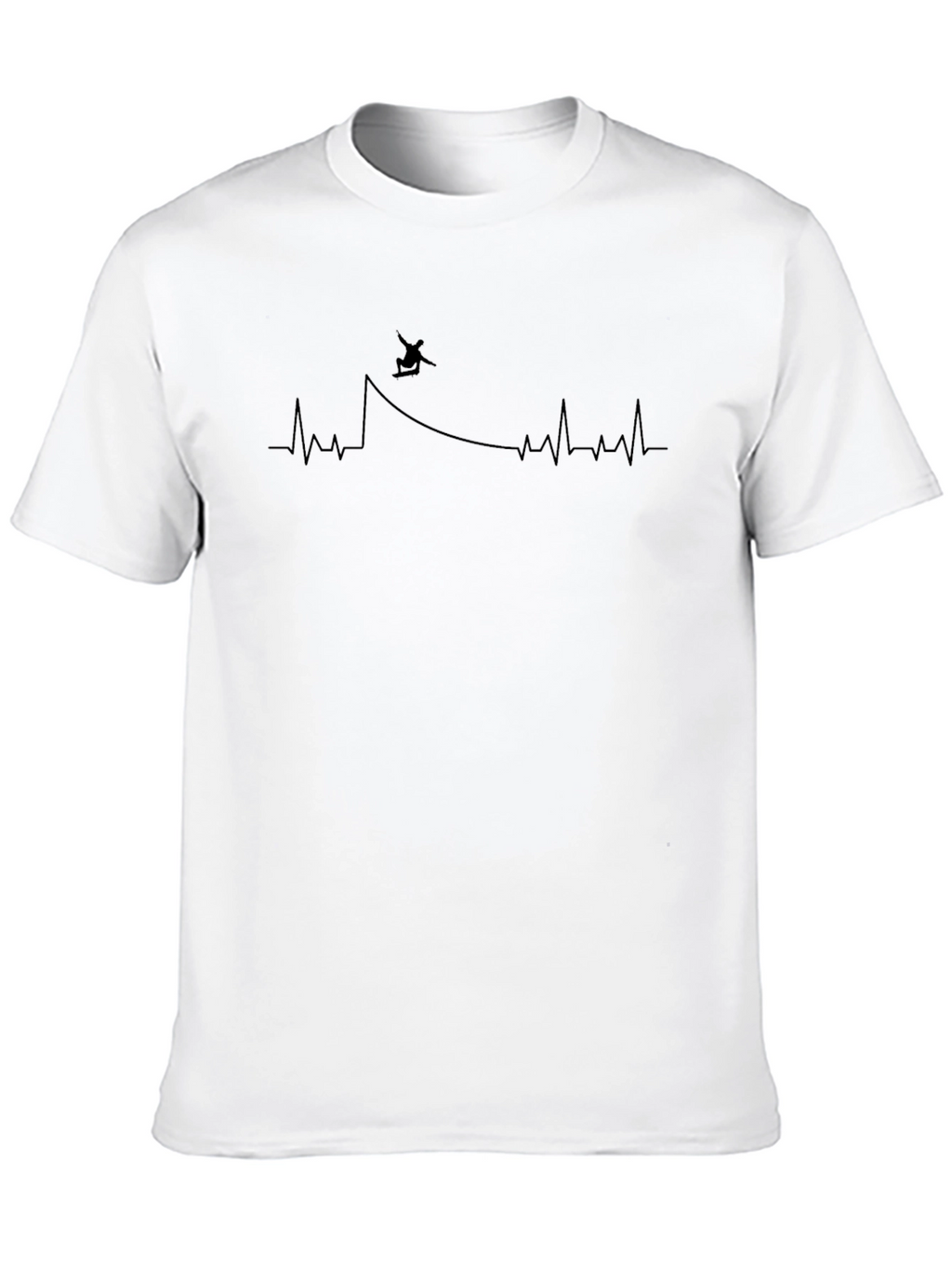 Slackline Heartbeat T-Shirt - Black