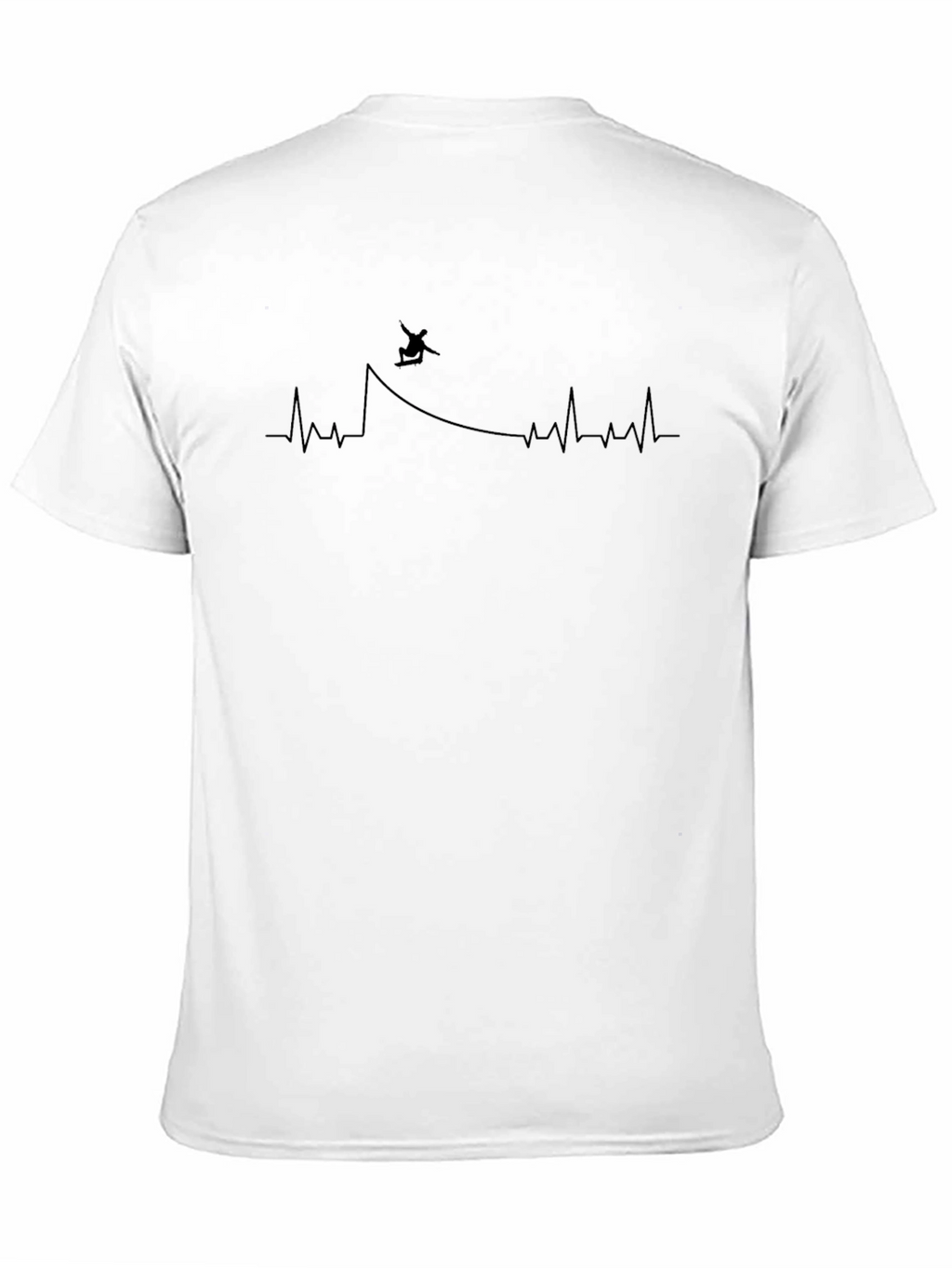 Slackline Heartbeat T-Shirt - Black