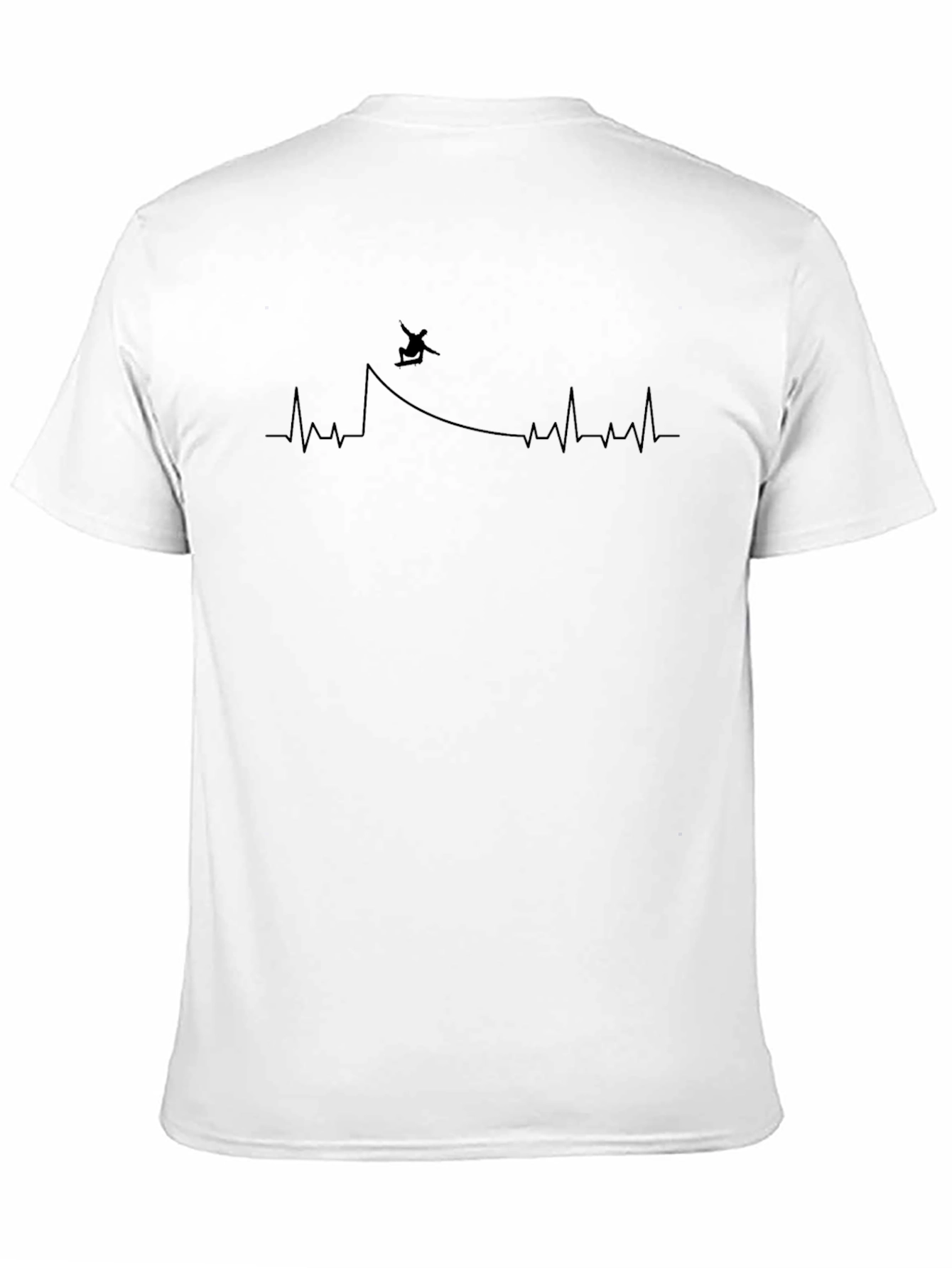 Slackline Heartbeat T-Shirt - Black