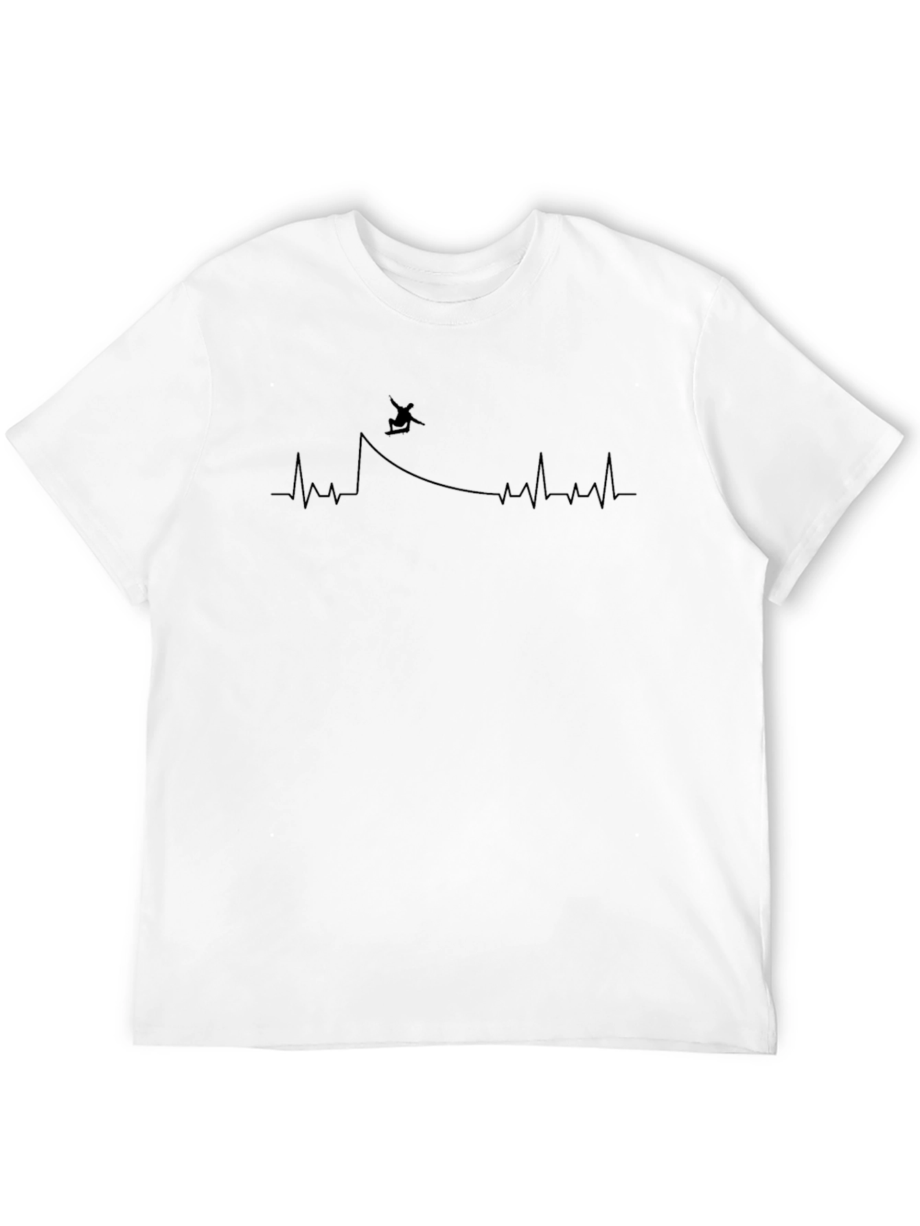 Slackline Heartbeat T-Shirt - Black