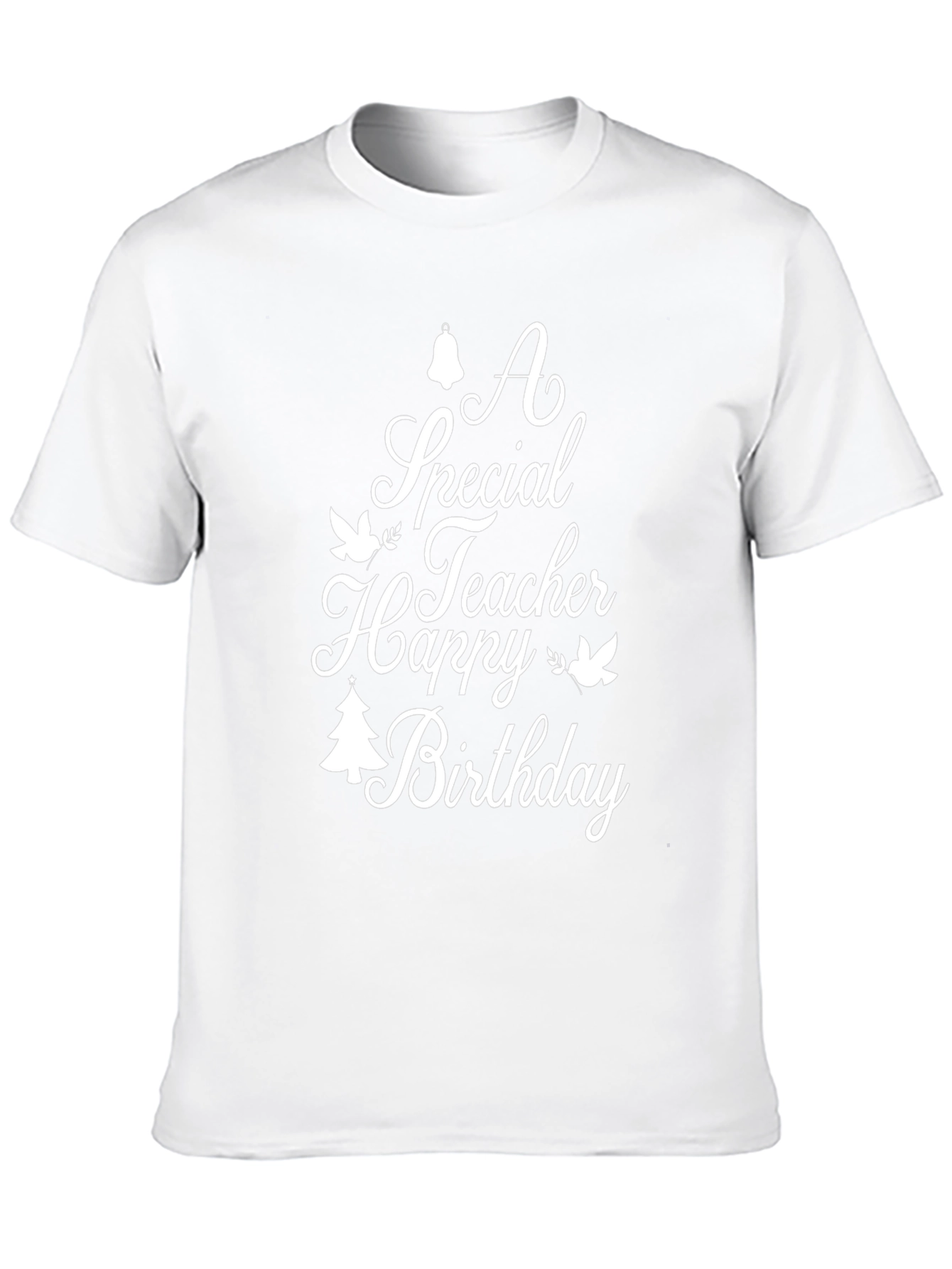 Special Teacher Birthday Black Graphic Tee