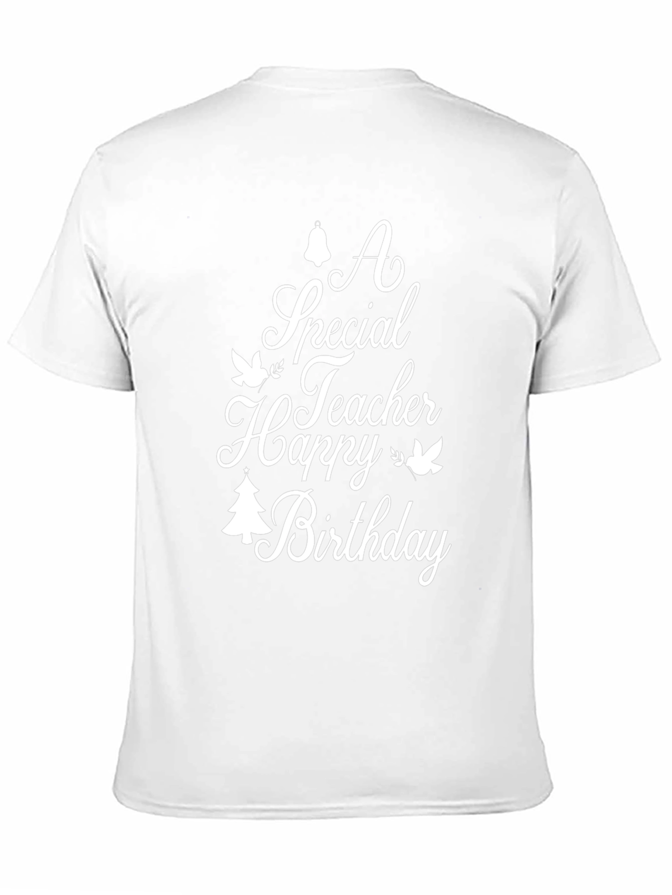 Special Teacher Birthday Black Graphic Tee