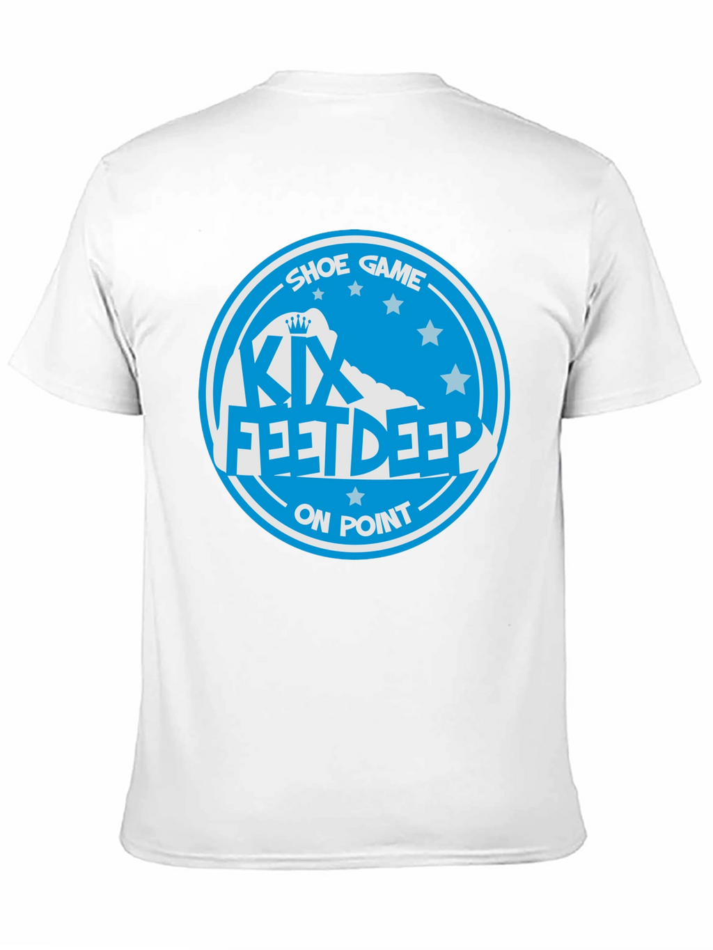 KIX Feet Deep Shoe Game On Point Black T-Shirt