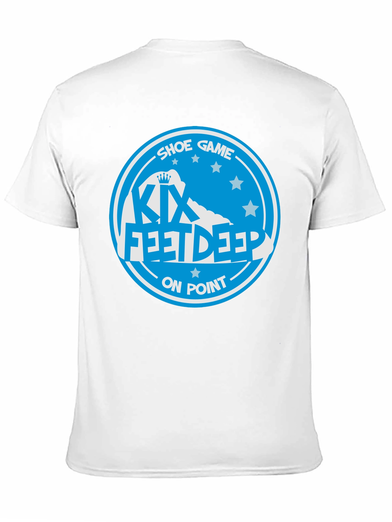 KIX Feet Deep Shoe Game On Point Black T-Shirt