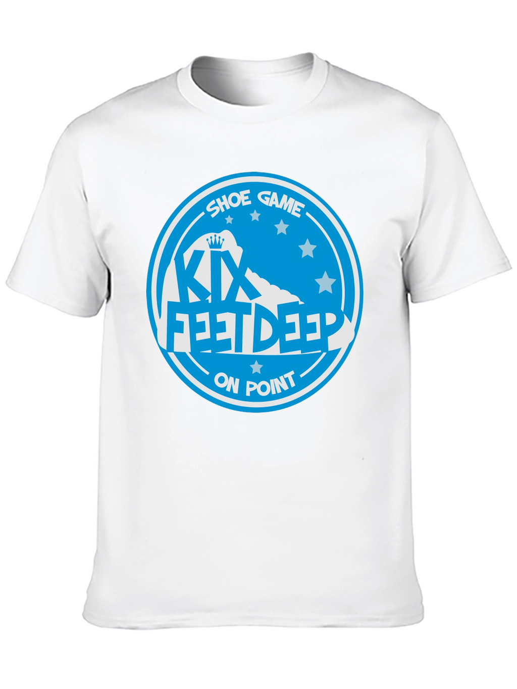 KIX Feet Deep Shoe Game On Point Black T-Shirt
