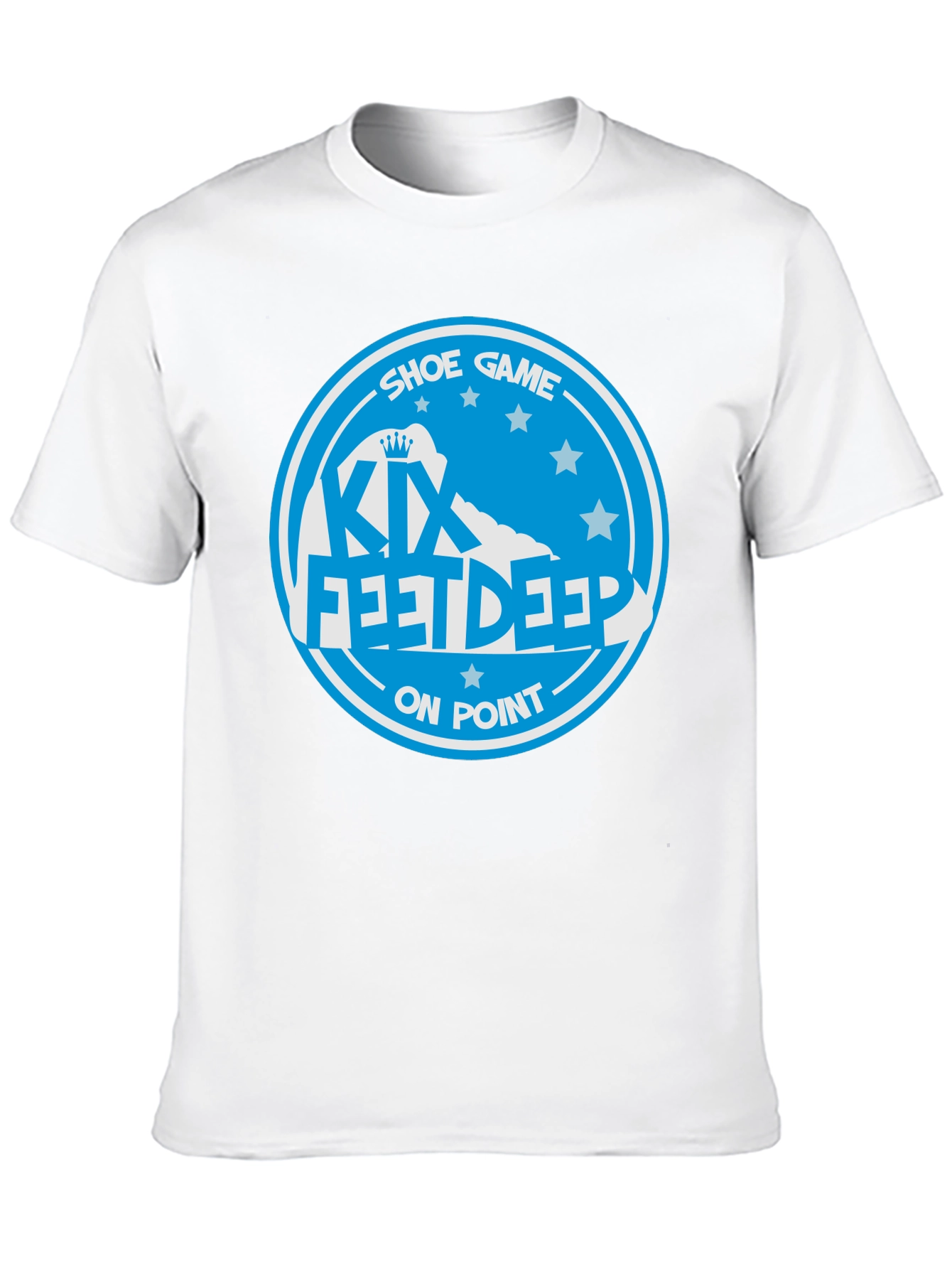 KIX Feet Deep Shoe Game On Point Black T-Shirt