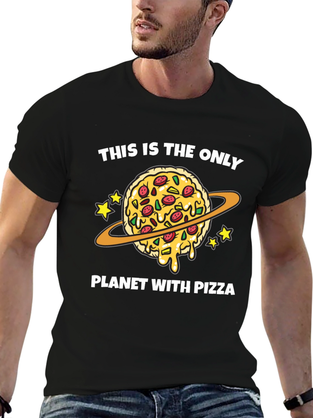 Pizza Planet T-Shirt Funny Space Food Tee