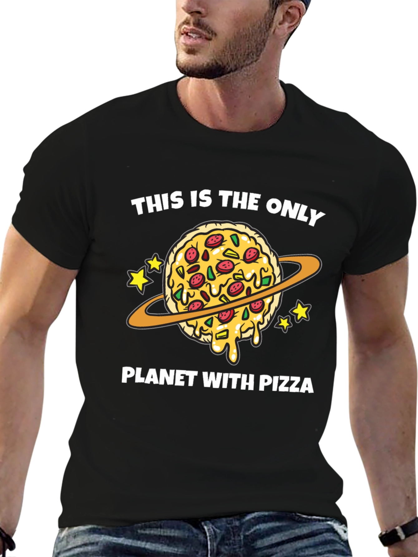 Pizza Planet T-Shirt Funny Space Food Tee