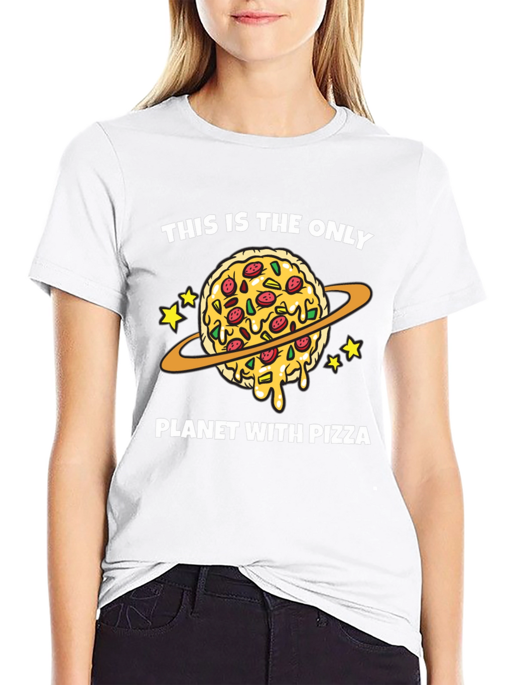 Pizza Planet T-Shirt Funny Space Food Tee
