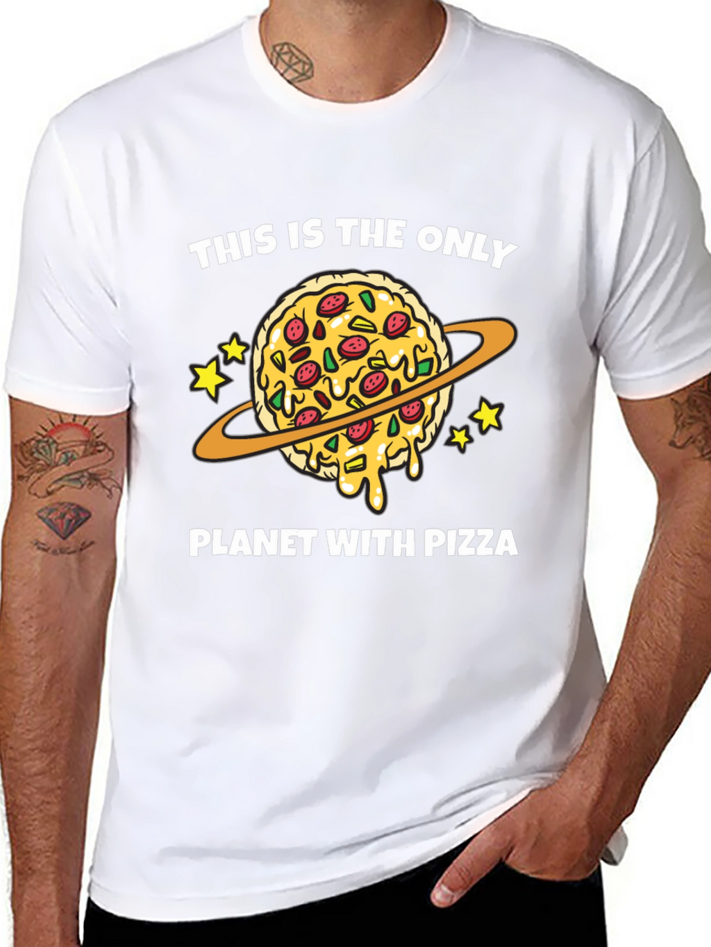 Pizza Planet T-Shirt Funny Space Food Tee