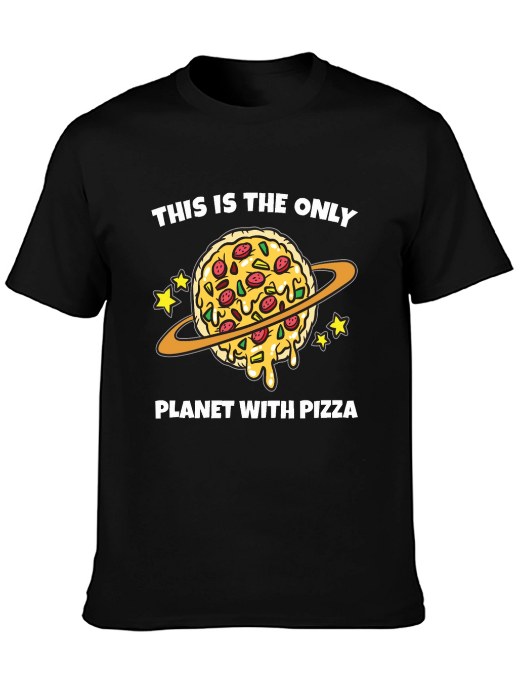 Pizza Planet T-Shirt Funny Space Food Tee
