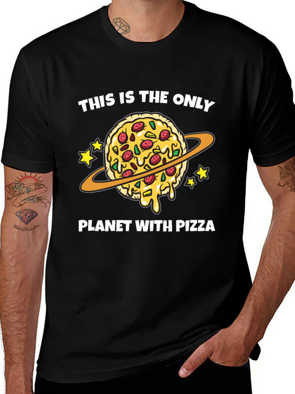 Pizza Planet T-Shirt Funny Space Food Tee