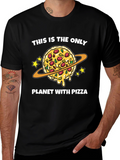 Pizza Planet T-Shirt Funny Space Food Tee