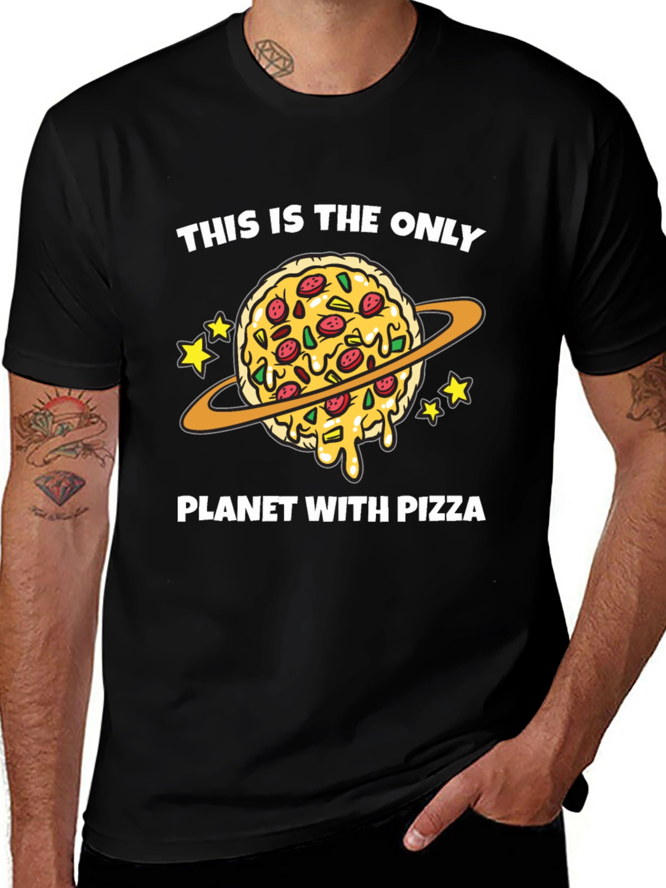 Pizza Planet T-Shirt Funny Space Food Tee