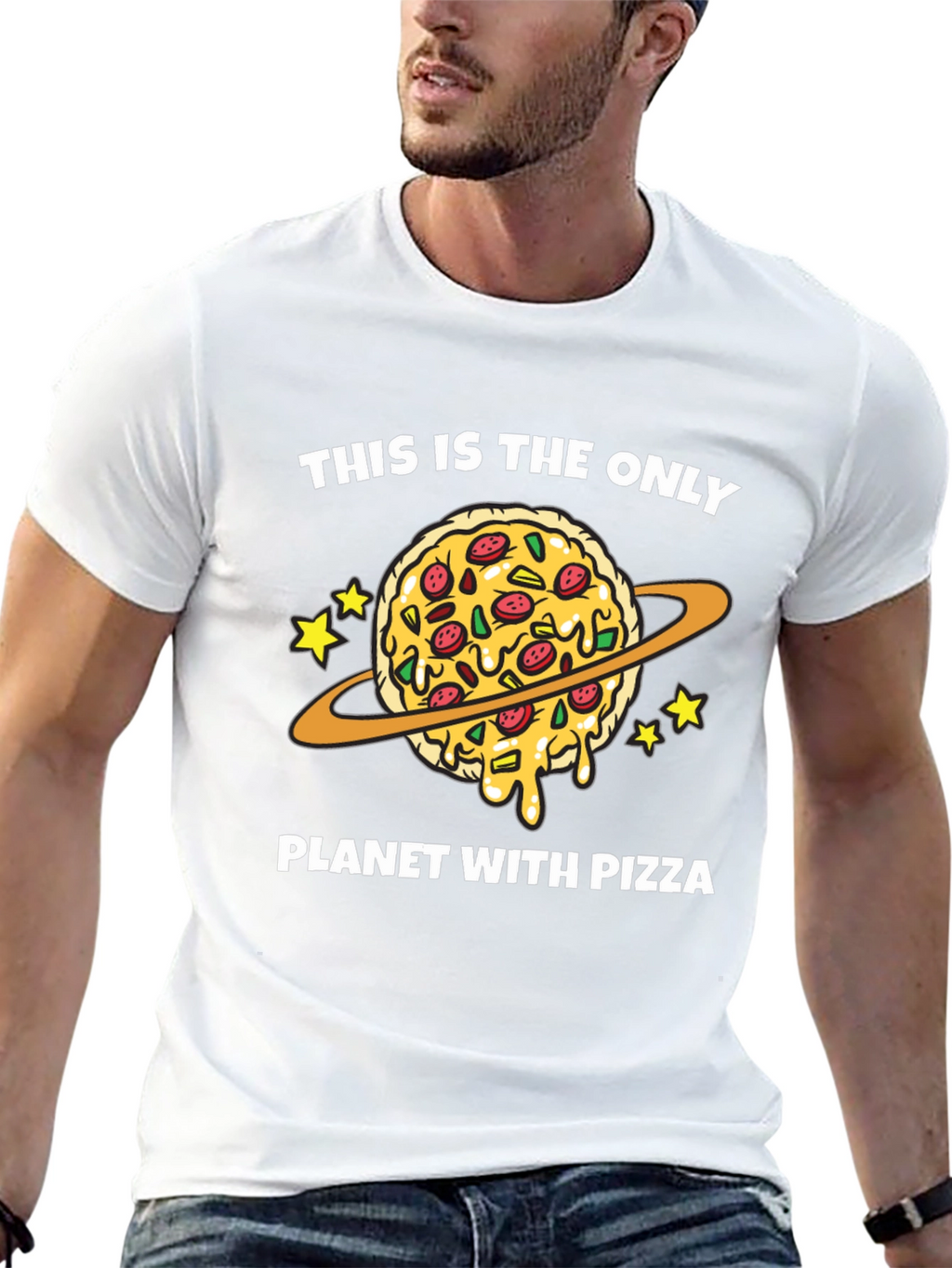 Pizza Planet T-Shirt Funny Space Food Tee