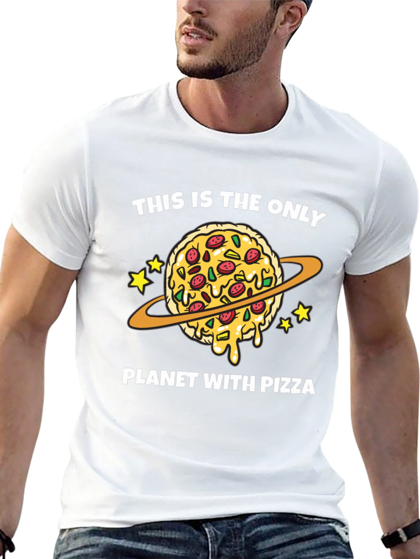 Pizza Planet T-Shirt Funny Space Food Tee
