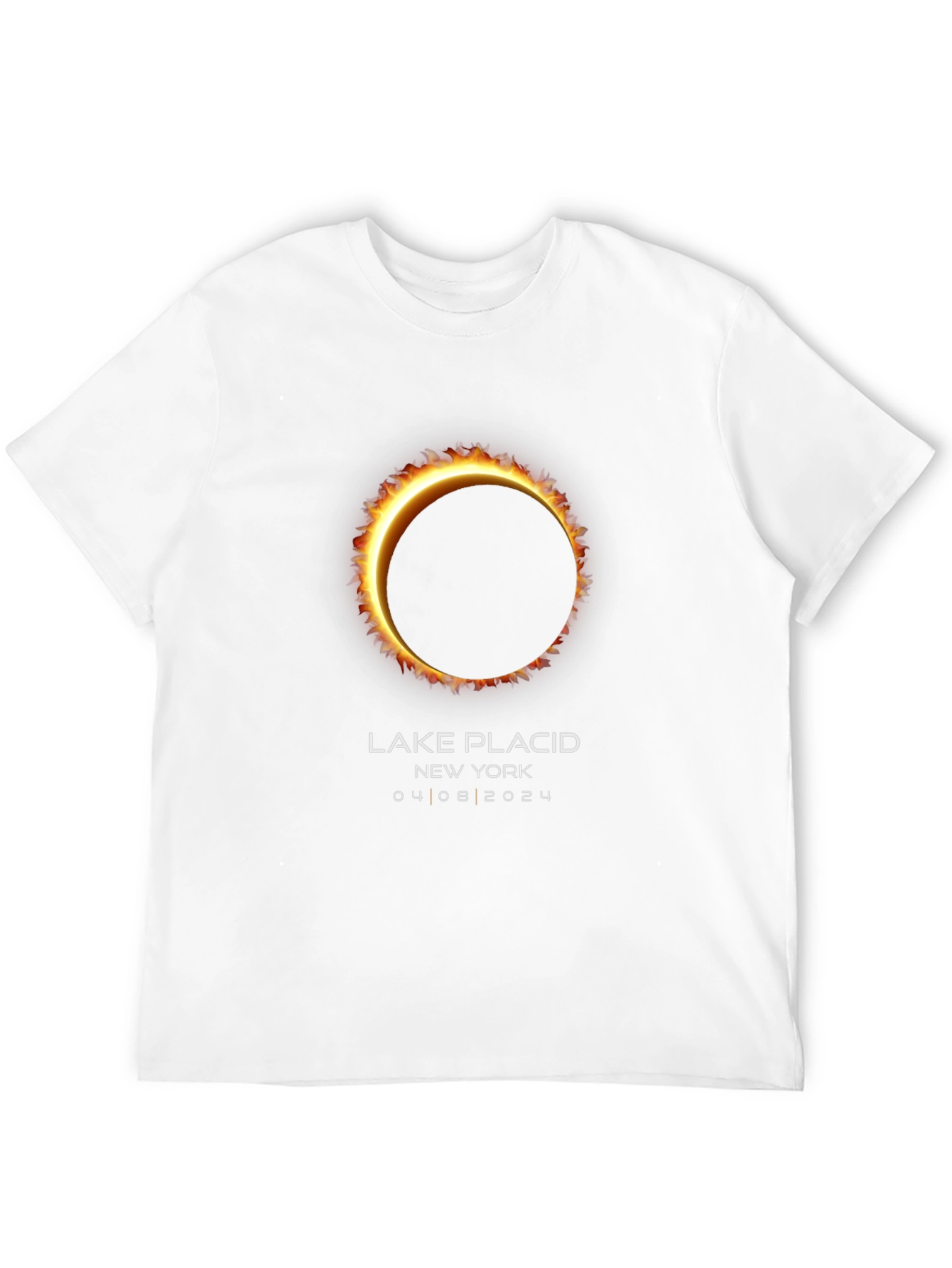 Lake Placid Solar Eclipse 2024 T-Shirt