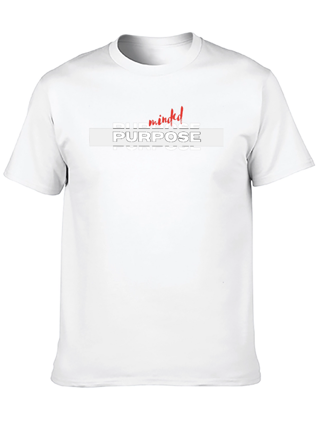 Purpose Minded Graphic Tee - Black