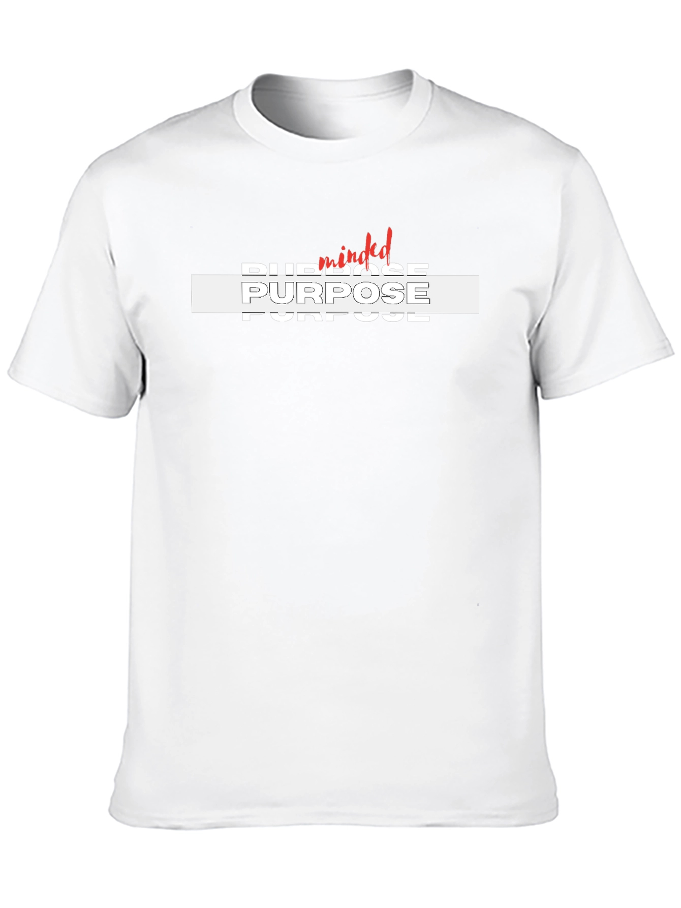Purpose Minded Graphic Tee - Black