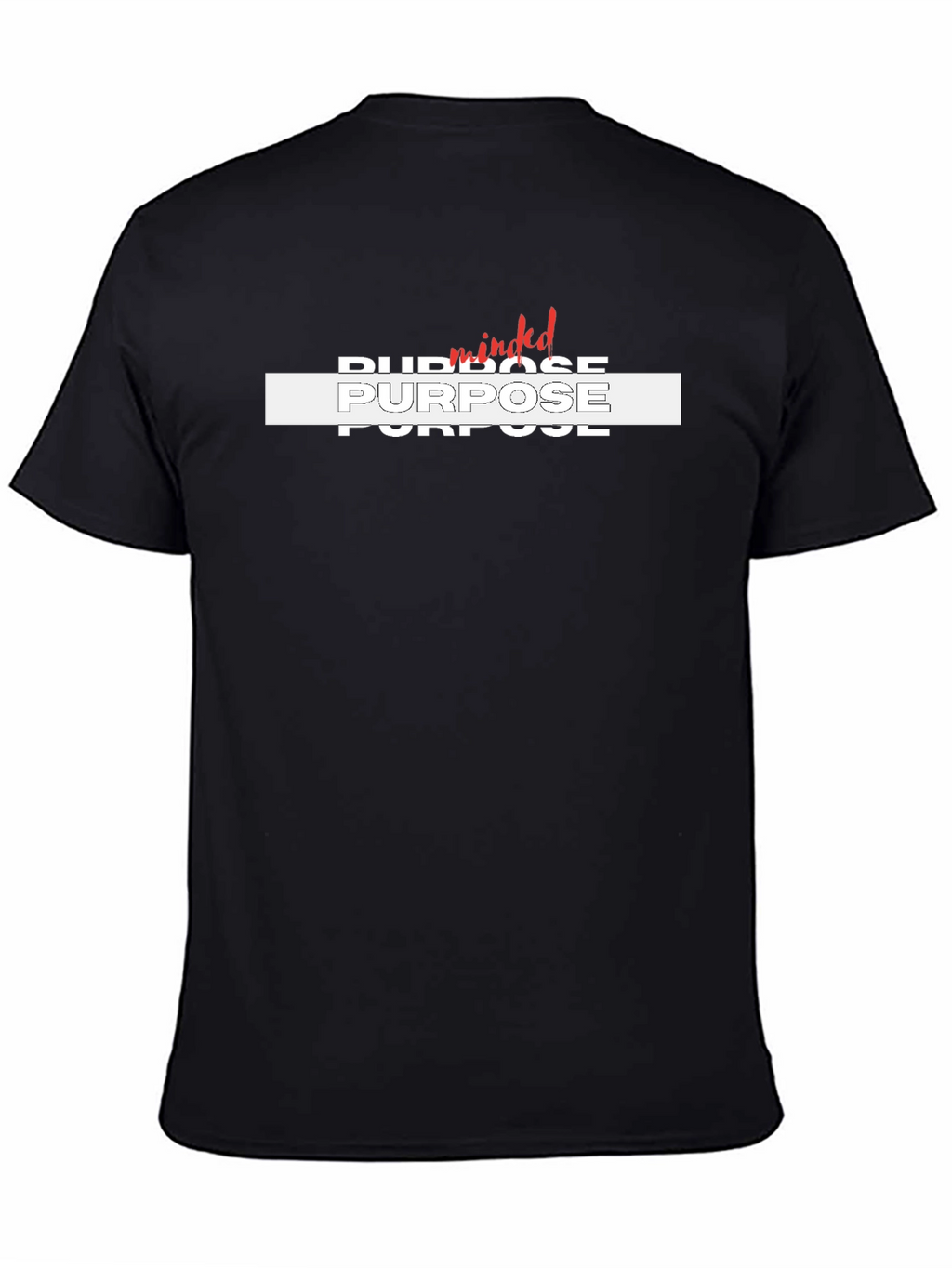 Purpose Minded Graphic Tee - Black
