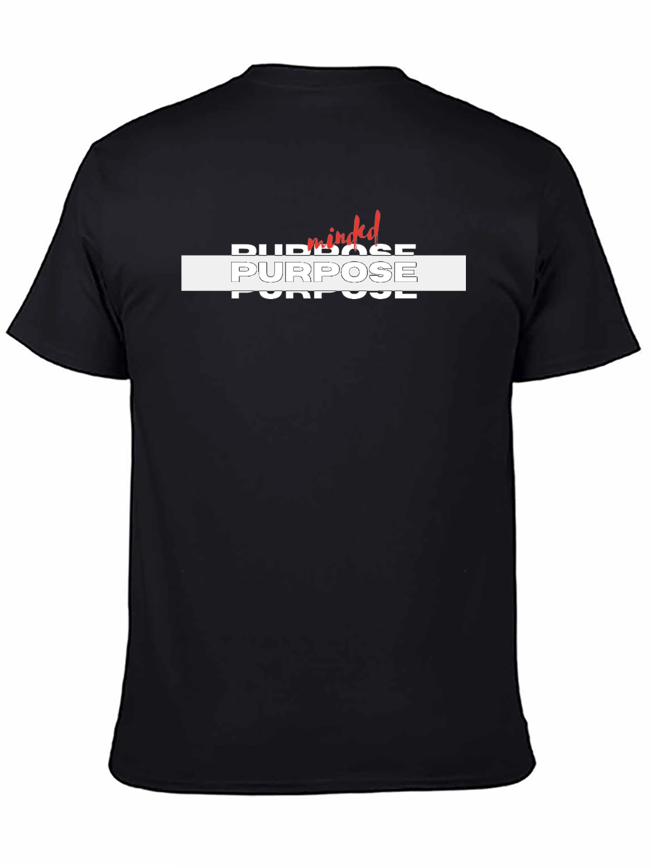 Purpose Minded Graphic Tee - Black
