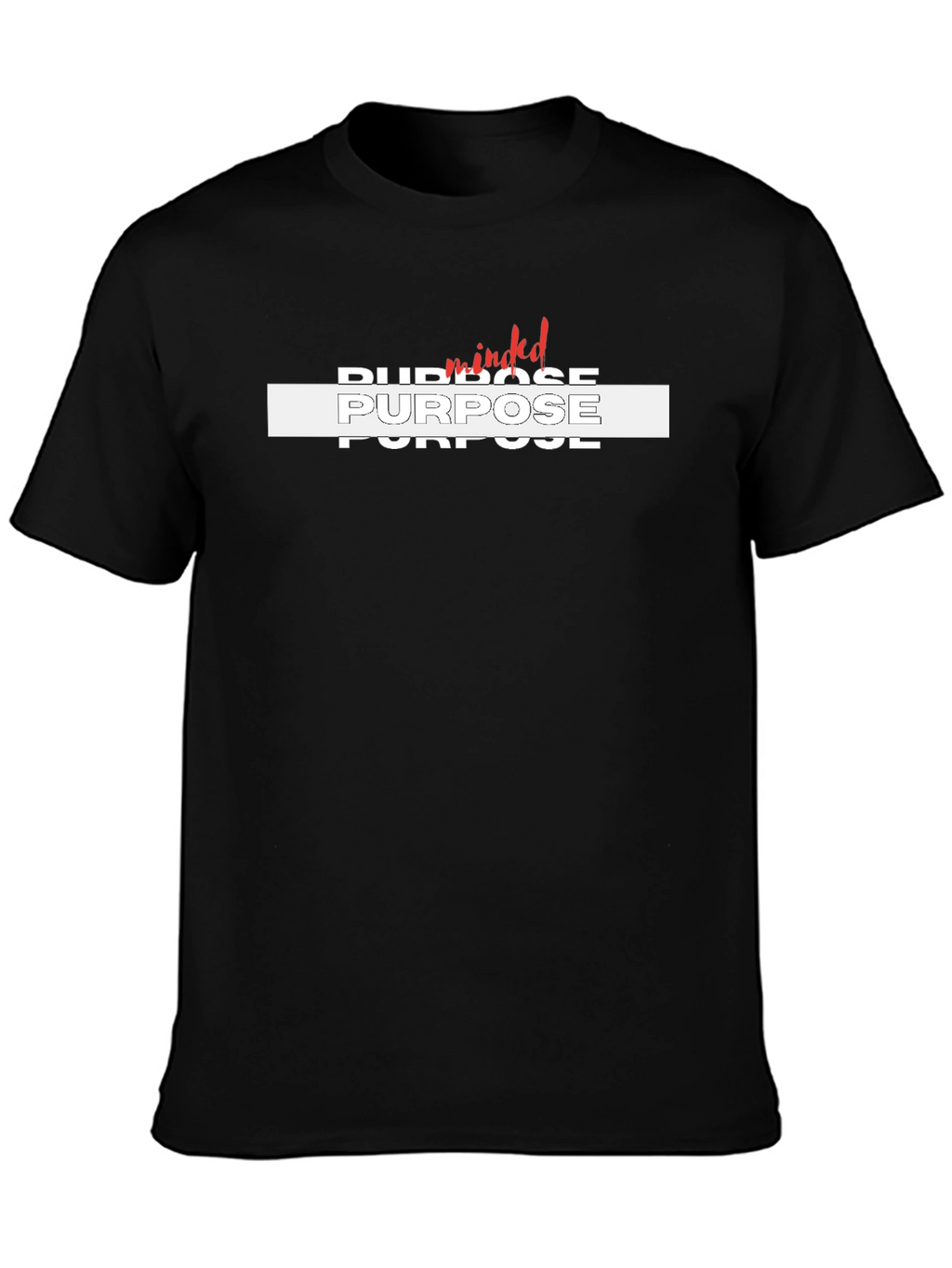 Purpose Minded Graphic Tee - Black