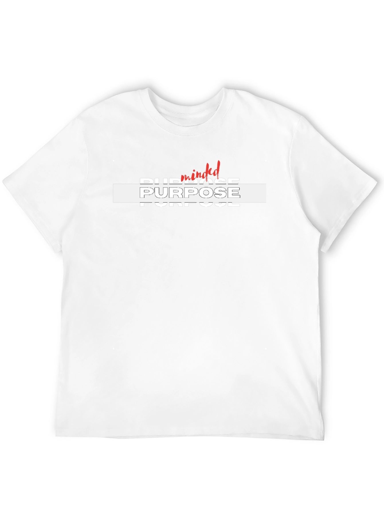 Purpose Minded Graphic Tee - Black