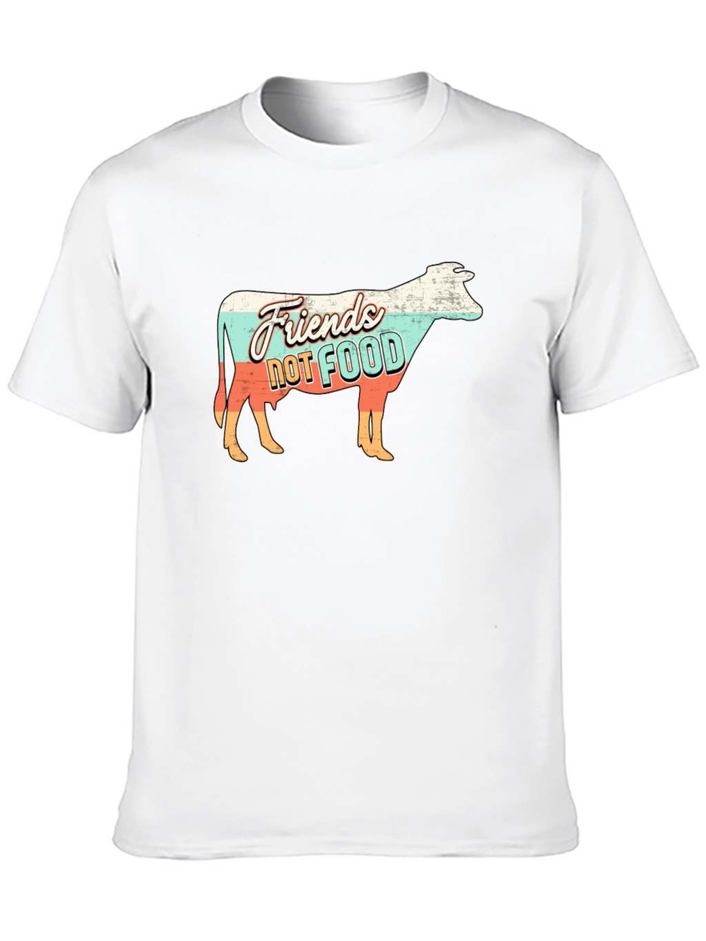 Friends Not Food Vegan Graphic T-Shirt