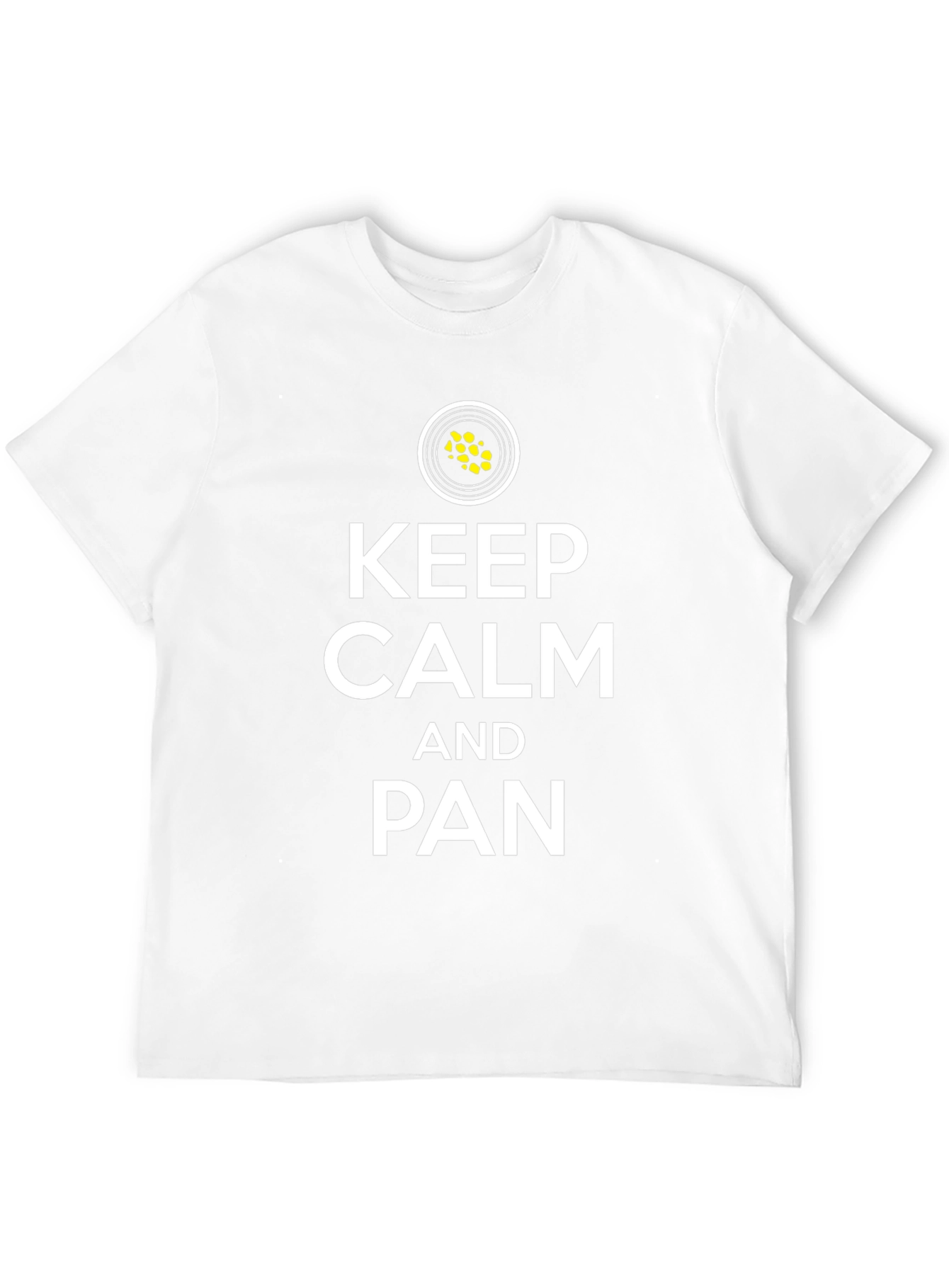 Keep Calm and Pan Black T-Shirt