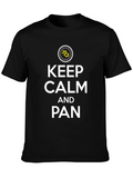 Keep Calm and Pan Black T-Shirt