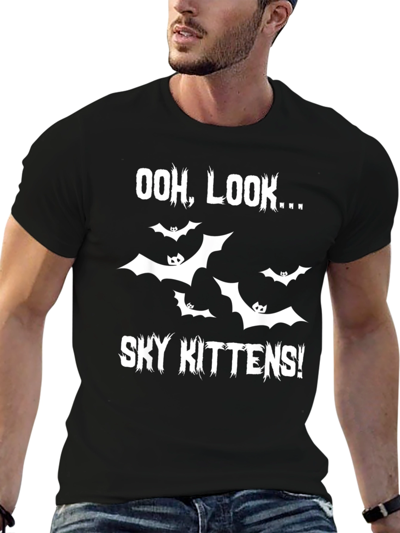 Ooh Look...Sky Kittens! Novelty Graphic Tee