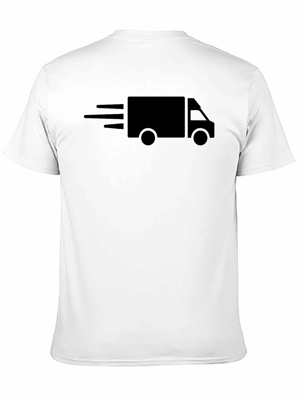 Fast Delivery Truck Black T-Shirt