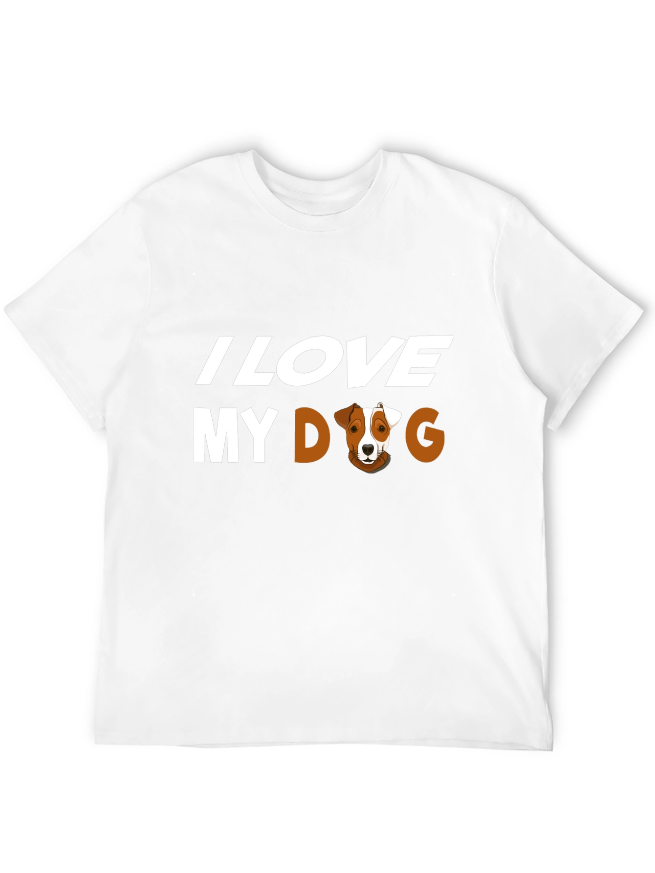 I Love My Dog Graphic Tee - Black