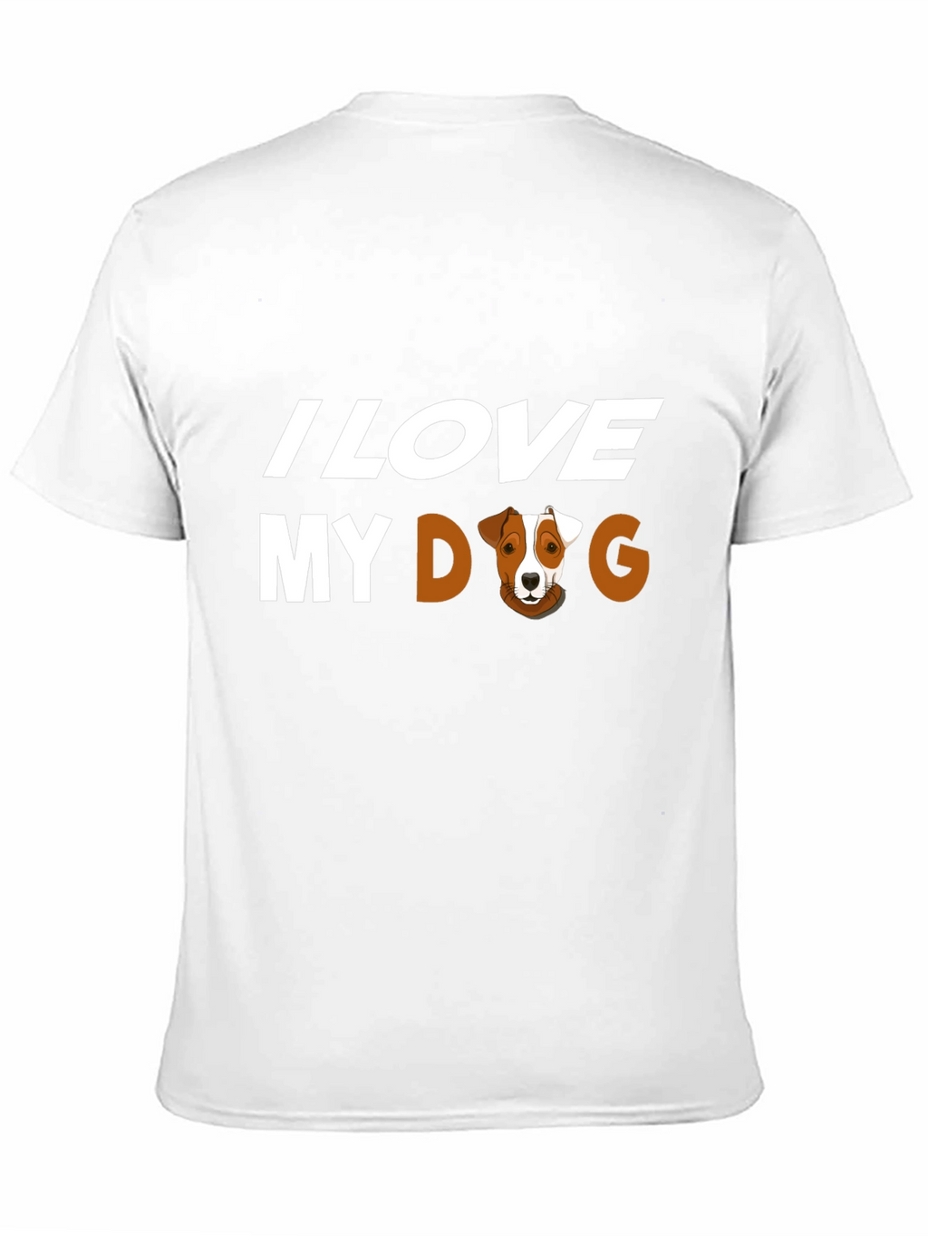 I Love My Dog Graphic Tee - Black