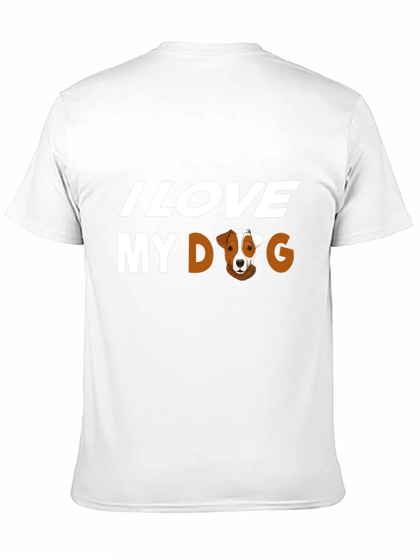 I Love My Dog Graphic Tee - Black