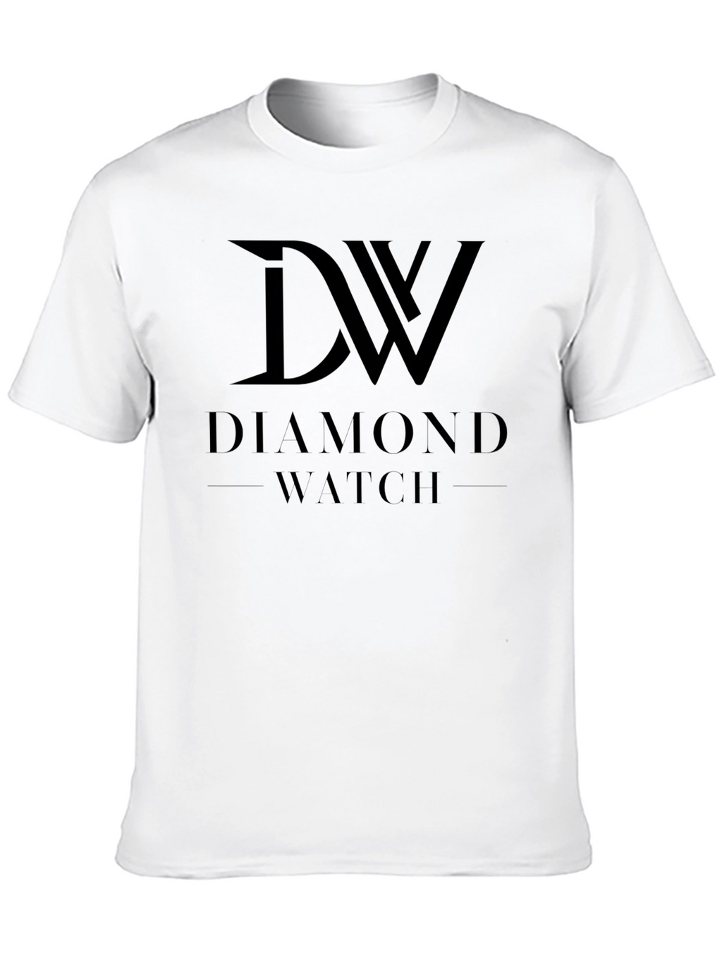 Diamond Watch Graphic Tee - Stylish Black T-Shirt