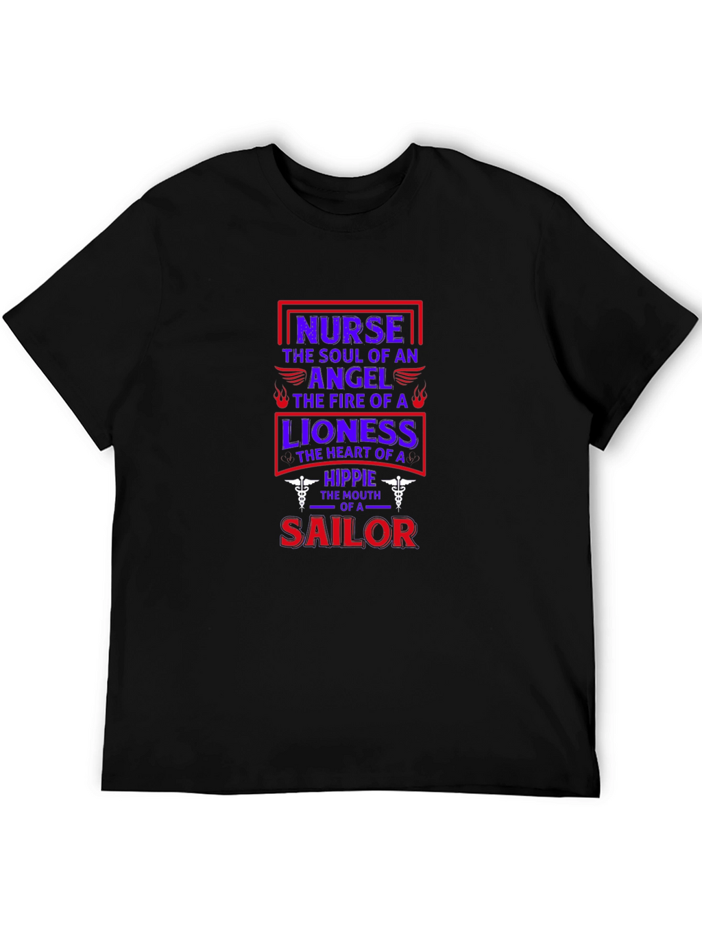 Nurse Angel Lioness Sailor T-Shirt